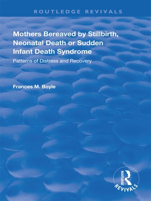 cover image of Mothers Bereaved by Stillbirth, Neonatal Death or Sudden Infant Death Syndrome